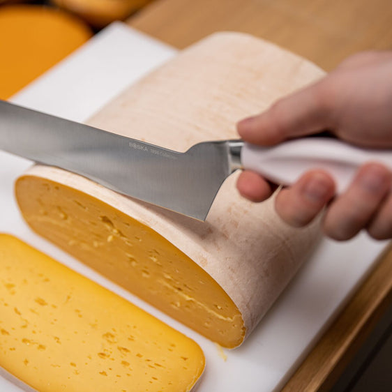 BOSKA Professionelles Käsemesser für halbharten Käse, Weiß 210 mm