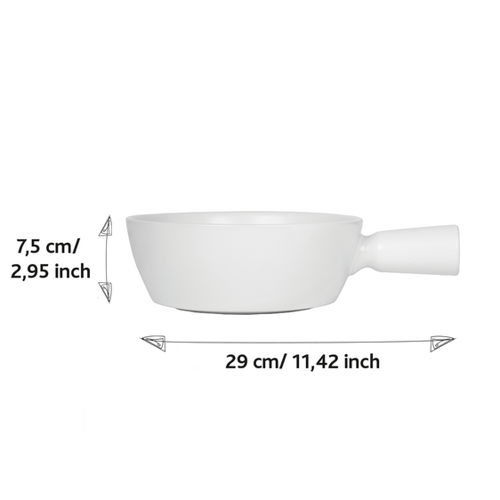 Fonduetopf Bianco - 1,3 L